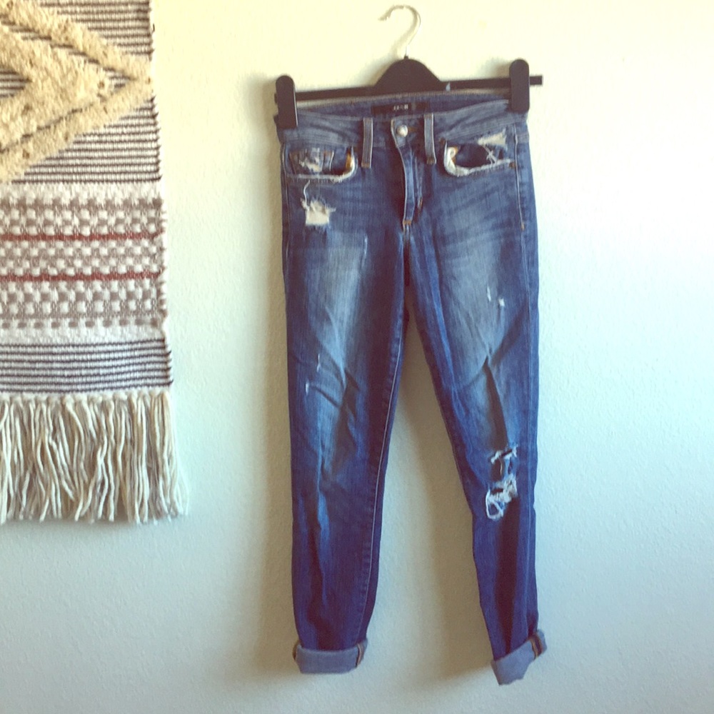 Joes jeans with distress